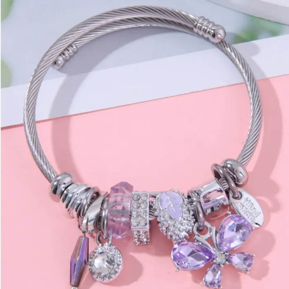 Charm bracelet silver